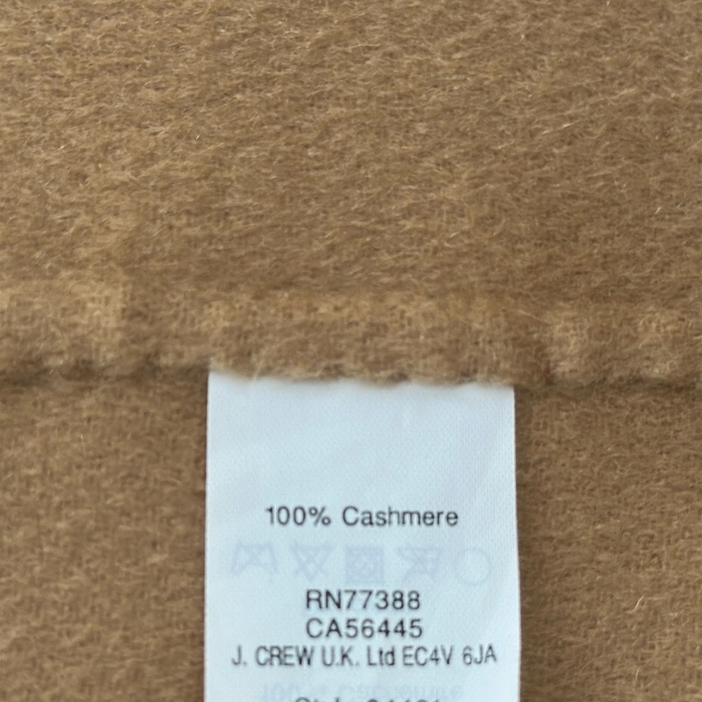J. Crew Collection Double-Faced Cashmere Coat Topper - Picture 10 of 12